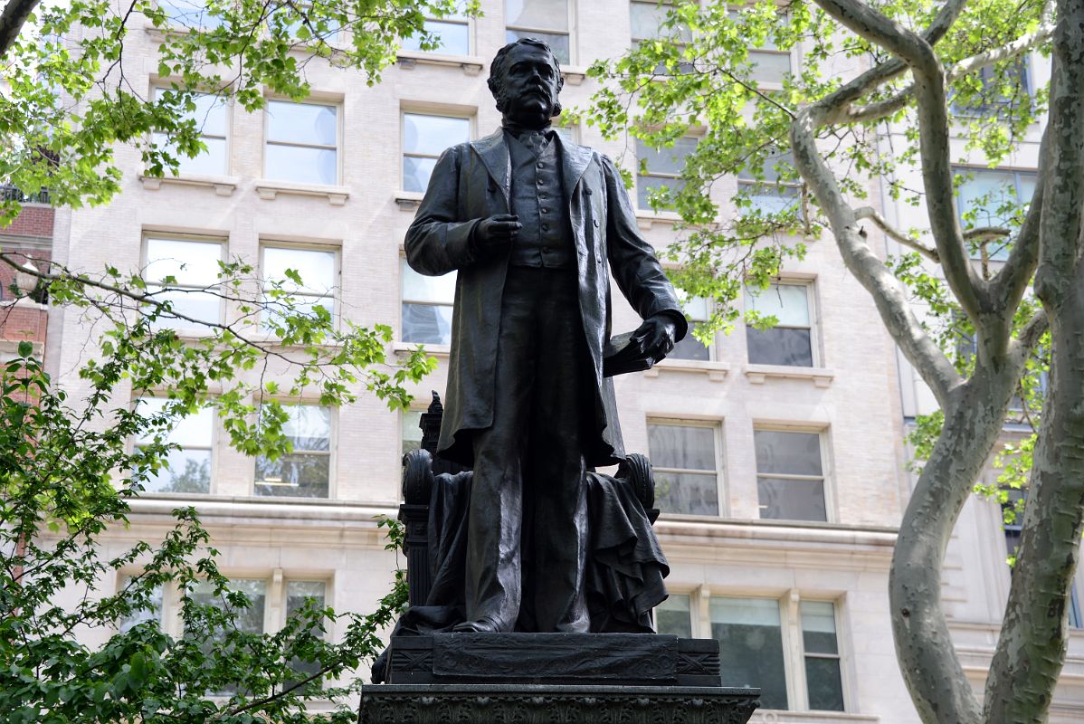 06-07 President Chester Alan Arthur Monument Designed by George Edwin Bissell 1899 New York Madison Square Park